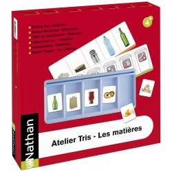 Atelier Tris - Les matières pour 2 enfants