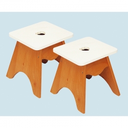 Tabourets Tradition - Lot de 2