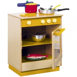 Cuisinière orange Modulaire 