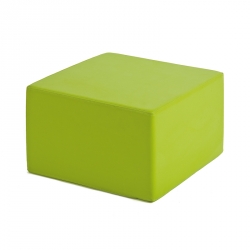 Pouf carré vert